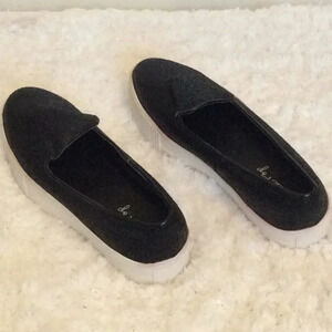 Pink Pop Black Slip-On Sneakers Size 8.5